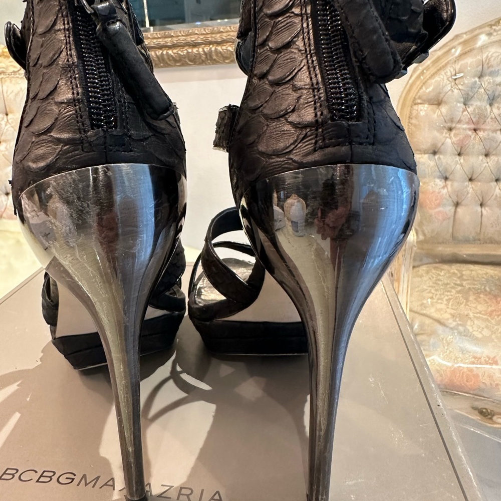 Bcbg Glazed Python Heels - image 6